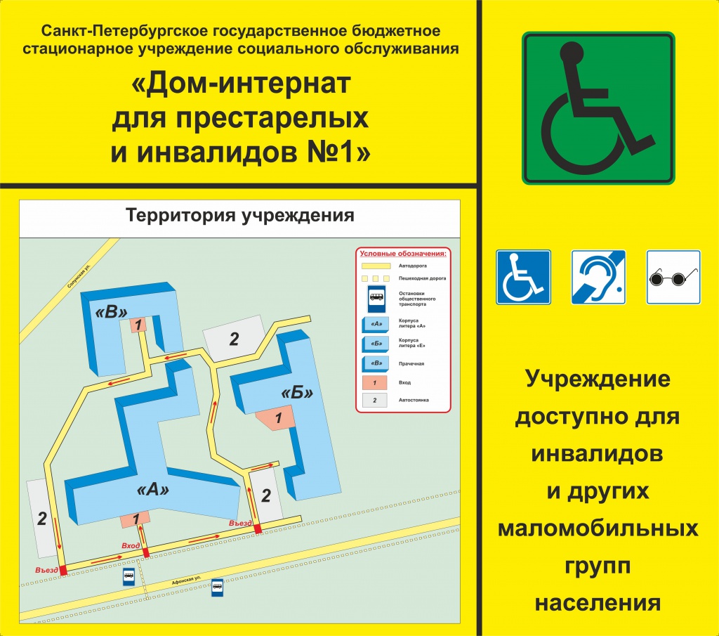 Схема передвижения по территории