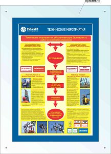 Стенд информационный Технические мероприятия РОССЕТИ